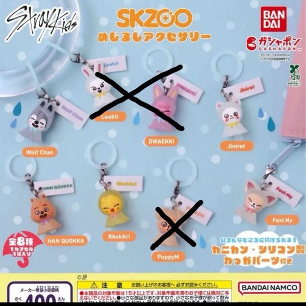 スキズー めじるしアクセサリー 5点セット SKZOO