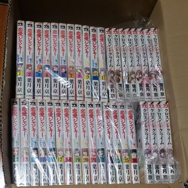 葉月京 クロス&クライム 恋愛ジャンキー 全巻 コミック全巻セット