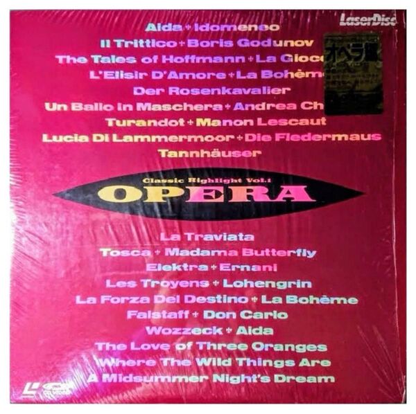【格安LD】クラシック・ハイライト Vol.1 オペラ編Classic Highlight Vol.1 OPERA