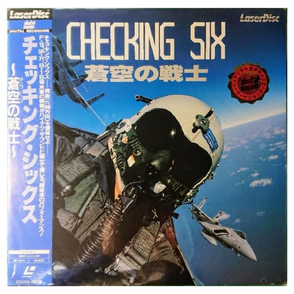 【格安LD】チェッキング・シックス 蒼空の戦士 CHECKING SIX レーザーディスク LASER DISC