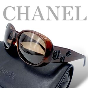 CHANEL sunglasses coco camellia y2k 5113 カメリア サングラス シャネル ブラウン ケース