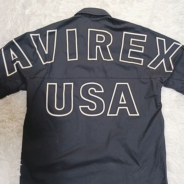アビレックス AVIREX 半袖 シャツ ビッグシルエット Mサイズ