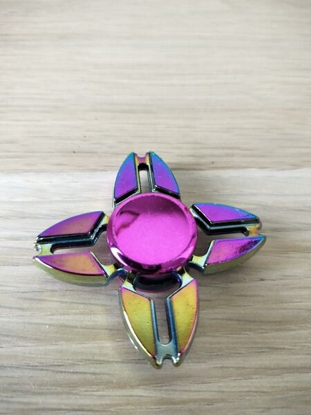 ハンドスピナー レインボー