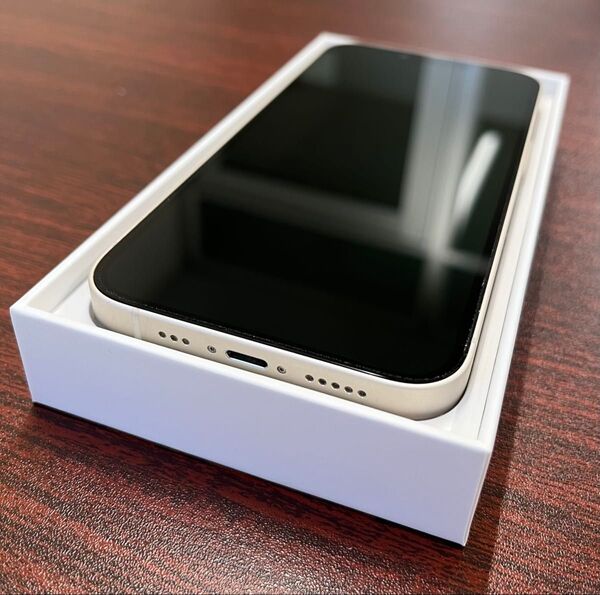 【美品】 iPhone13 Starlight 128GB バッテリー87% SIMフリー