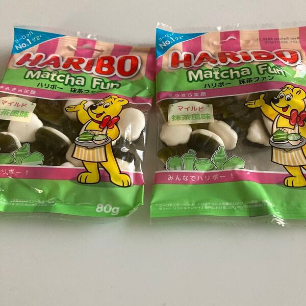 HARIBO ハリボー 抹茶グミ 80g×2袋