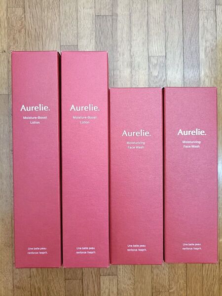 オレリー Aurelie. モイスチャーブーストローション 化粧水 モイストフェイスウォッシュ 洗顔料