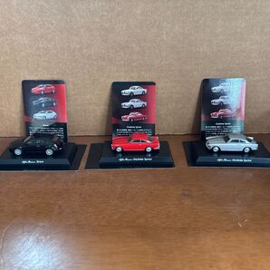 京商 サンクス ミニカー 1/64 アルファロメオ /Brera ,Giulietta Sprint x2 赤/銀