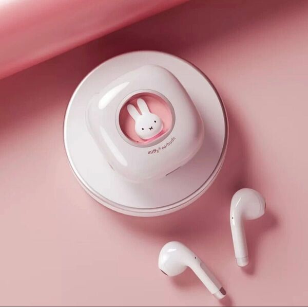 ミッフィー イヤホン Bluetooth MIPOW 海外輸入品 ワイヤレス ピンク ホワイト