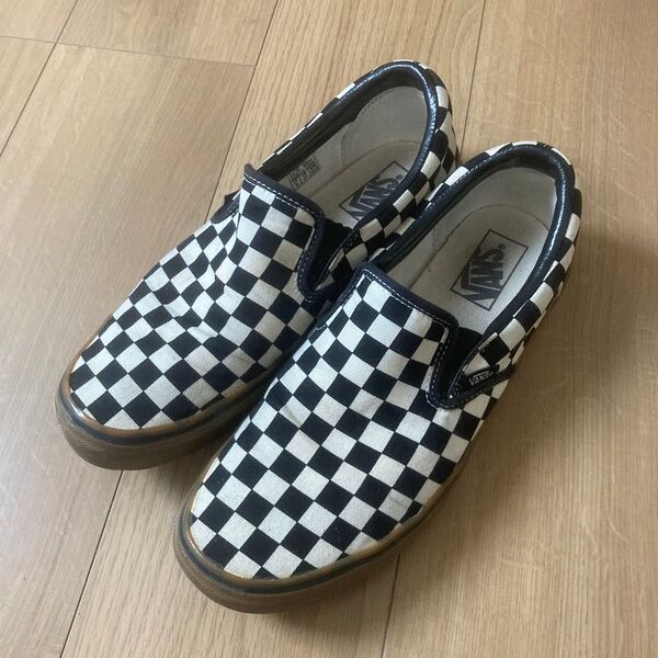 VANS スリッポン V98CL チェック ゴム巻きソール バンズ CHECKER