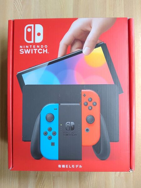 新品未開封 購入証明書付き 任天堂 Switch スイッチ 有機ELモデル ネオンブルー ネオンレッド 即日発送2