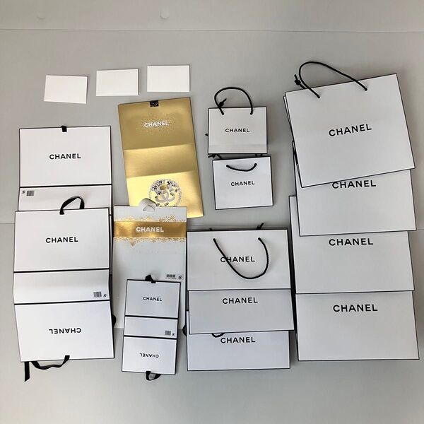 【実用品】CHANEL シャネル ショッパー ギフトボックス メッセージカード 各種まとめ売り