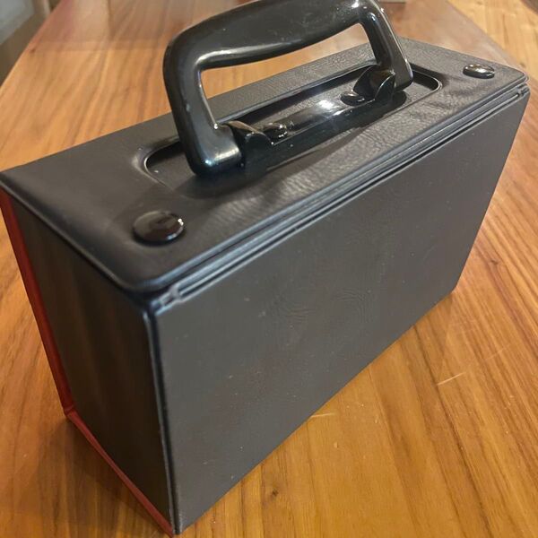 2個セット売り→未使用品 カセットテープ収納ケース 昭和レトロ 折り畳み式