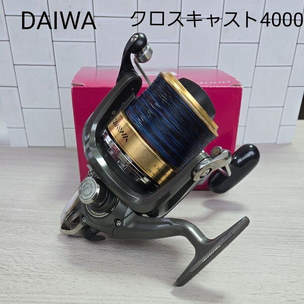 DAIWA クロスキャスト 4000 箱 説明書有り ダイワ スピニングリール 投げ釣り