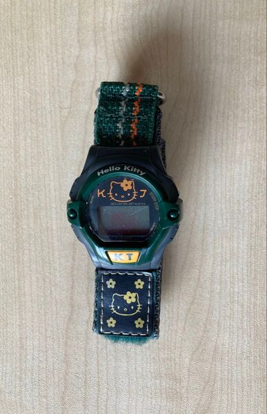 ジャンク品 ハローキティ Hello Kitty サンリオ Sanrio 腕時計 デジタルウォッチ シチズン Citizen 防水