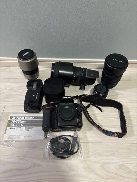 美品 動作品 Nikon ニコン D800 デジタル一眼レフ カメラボディ レンズセット プロ カメラマン 仕様 連写機付