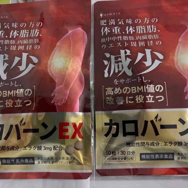 カロバーンEX 60粒 30日分 2袋セット