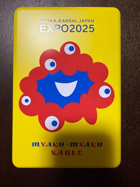 ミャクミャク サブレ 缶 クッキー お菓子缶 大阪万博 EXPO2025