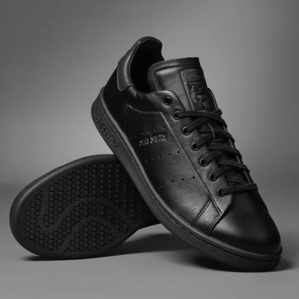adidas STAN SMITH オールブラック レザースニーカー27cm