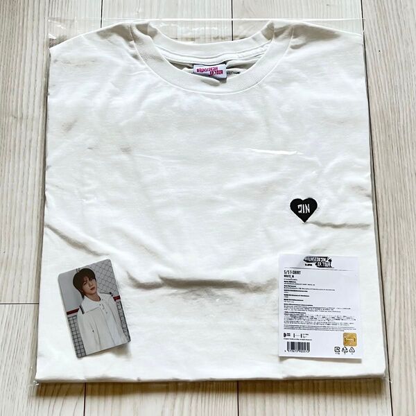 【新品】BTS JIN ジン RUNSEOKJIN in JAPAN Tシャツ 白 Mサイズ