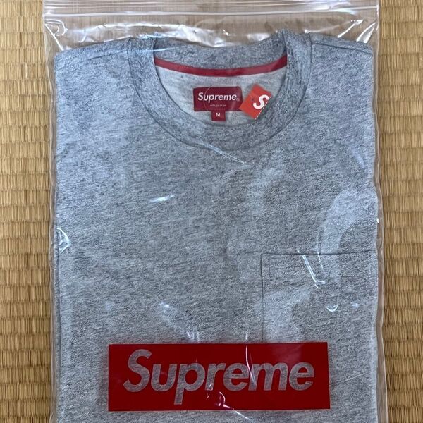 Supreme シュプリーム ポケットTシャツ グレー Mサイズ 新品未使用