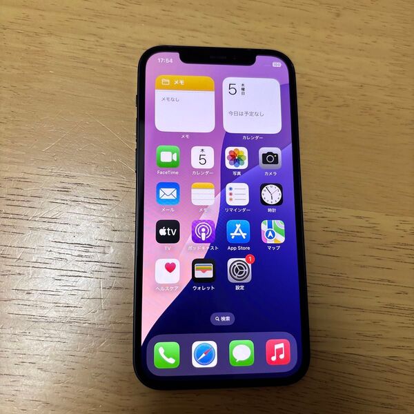 美品 simフリー バッテリー新品 iPhone12 64gb ブラック docomo
