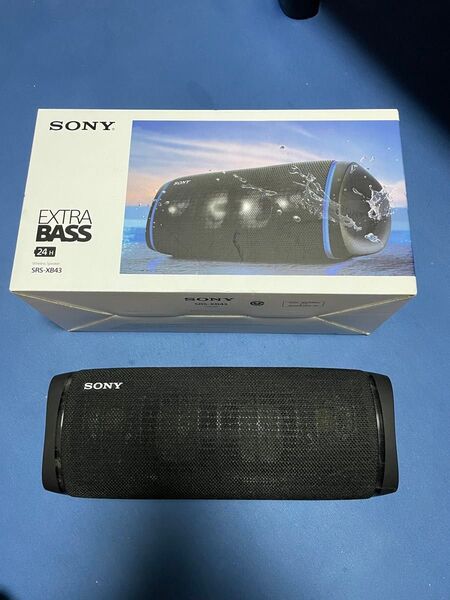 SONY ワイヤレスポータブルスピーカー SRS-XB43 ブラック