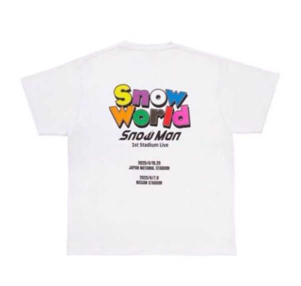 SnowMan1stスタジアムツアー SnowWorld Tシャツ ロゴver