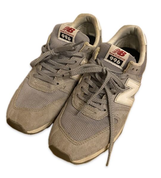 New Balance 996 グレー スニーカー 24.0㎝ 着用少なめ(o^^o)