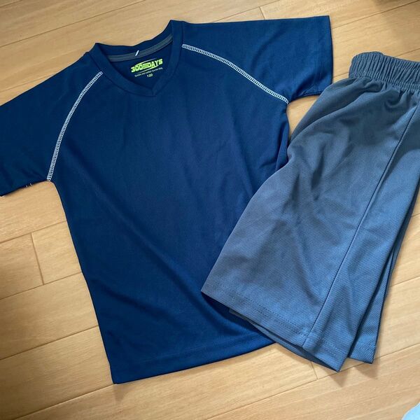 ハーフパンツ 体操着 半袖 セット 上下 ジャージ 速乾 ドライ Tシャツ 半ズボン 120
