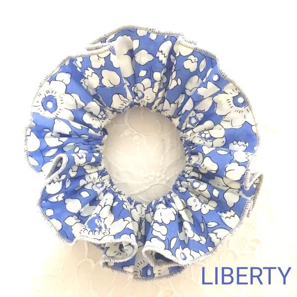 LIBERTY タナローンのひらひらシュシュ ベッツィブー×シルバーラメ ヘアゴムのオマケつき