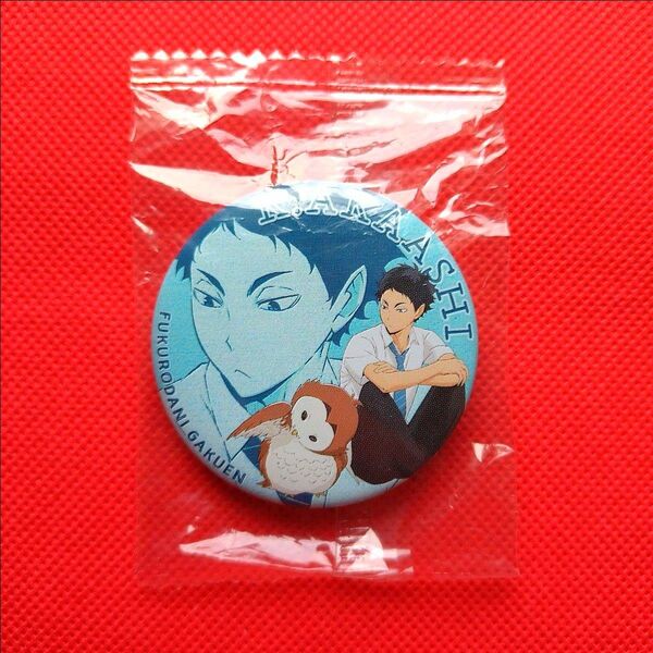☆大特価☆ ハイキュー!! アニマル マスコット 缶バッジ 赤葦京治 フクロウ レア