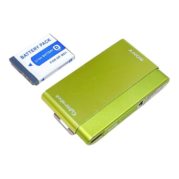 SONY Cyber-shot DSC-T77 グリーン デジタルカメラ デジカメ #240152