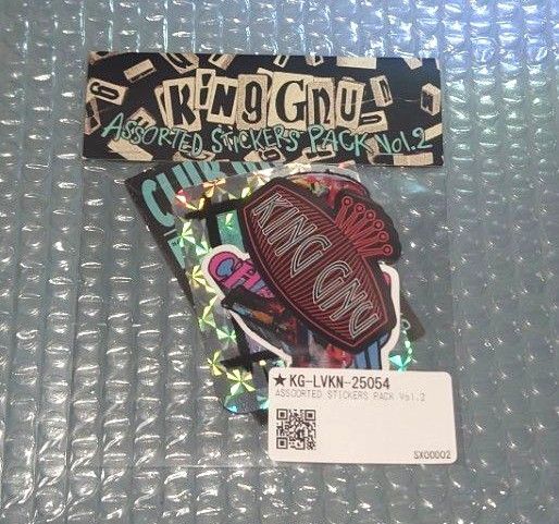 King Gnu LIVE HOUSE TOUR 2025 ASSORTED STICKERS PACK Vol.2 ステッカー