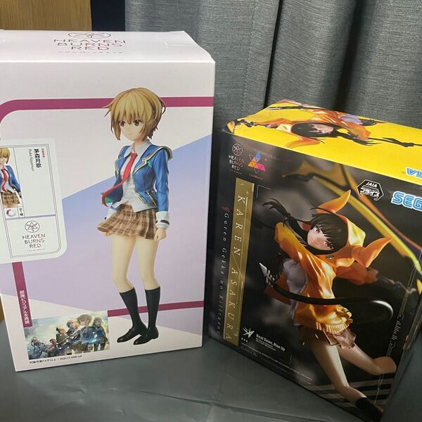 新品未開封品ヘブバンヘブンバーンズレッドHEAVEN BURNSRED朝倉可憐茅森月歌フィギュア luminasta elcoco
