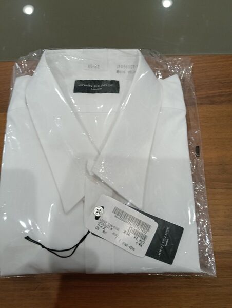 JOHN PEARSE London ワイシャツ 45-82 ホワイト 新品 未使用