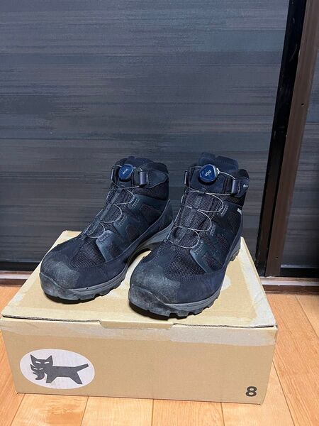 モンベル マウンテンクルーザー 400 BOA ワイド Men's 27.5cm 登山靴 トレッキングシューズ ゴアテックス