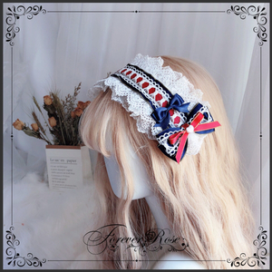  Lolita head dress .... country Alice Katyusha hair accessory lovely lace ribbon roli.ta cosplay party Halloween 