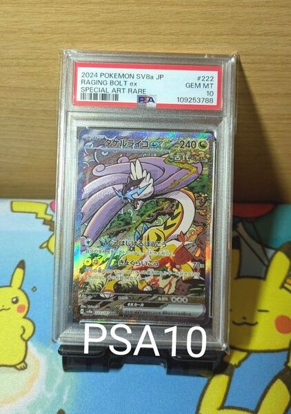【PSA10】 ポケモンカード タケルライコex SAR テラスタルフェスex