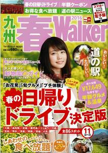 【送料無料】新品未読品 有村架純 九州春ウォーカー Walker 2016