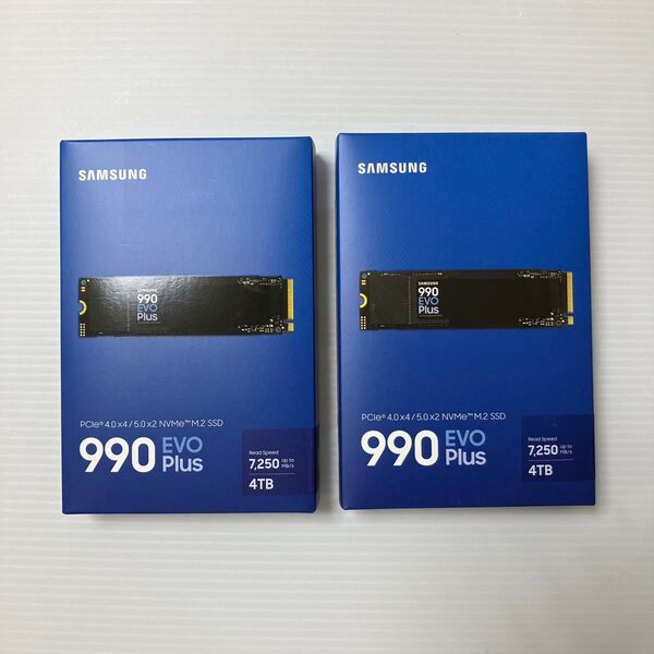 【即発送】2個セット SSD サムスン SAMSUNG 990 EVO Plus MZ-V9S4T0B-IT 4TB 合計8TB