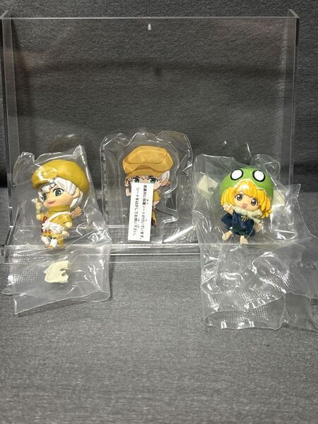 ドクターストーン 西園寺羽京 スイカ ちょくりる!カプセルフィギュアコレクション カプセルフィギュアコレクション 3点セット