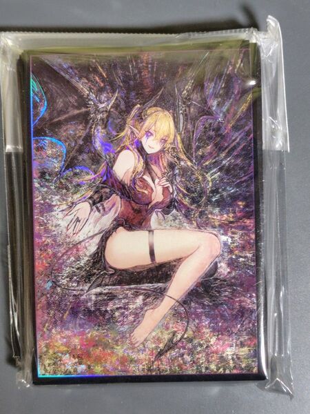 遊戯王 紅涙の魔ラクリモーサ スリーブ 約50枚 63×90mm ホロ加工