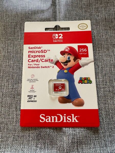 【新品】SanDisk microSD Express Card 256GB for Nintendo Switch 2