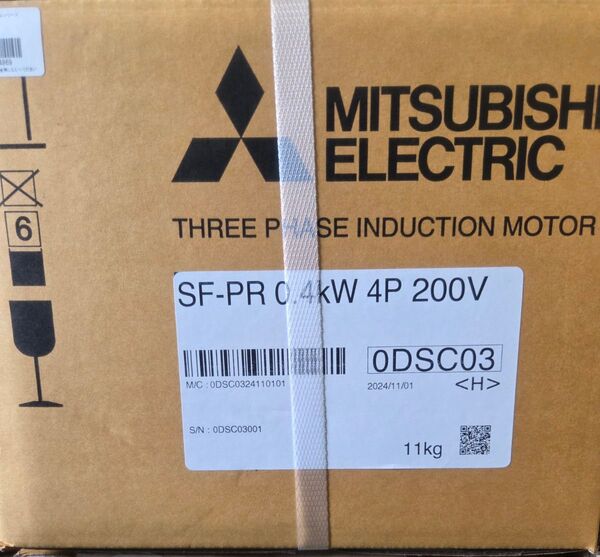 三菱電機 高性能省エネモータ SF-PR 0.4KW 4P 200V