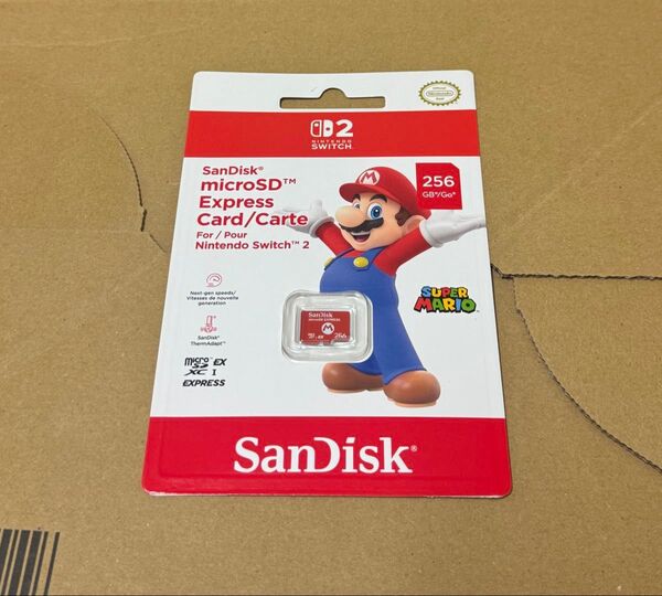 新品未開封 SanDisk microSD Express Card 256GB for Nintendo Switch 2