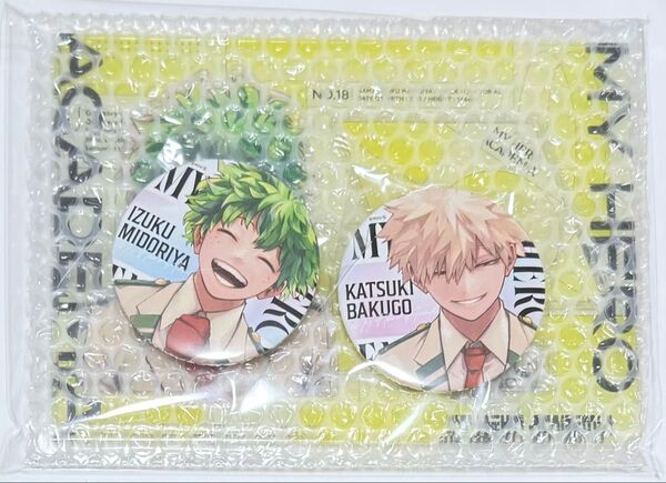僕のヒーローアカデミア 缶バッジ アクリルスタンド 爆豪勝己 緑谷出久 応募者全員サービス ジャンプ