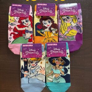 ディズニー プリンセス ソックス 5足セット 13〜19cm