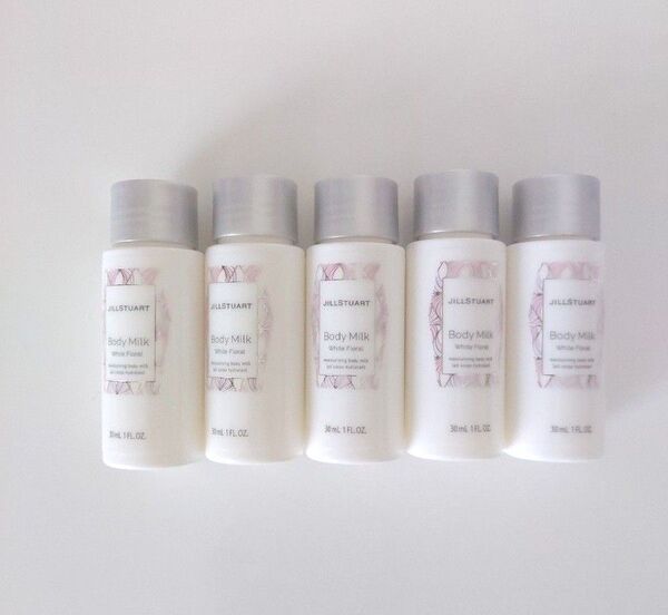 ジルスチュアート ボディミルク ホワイトフローラル 30ml 5こ