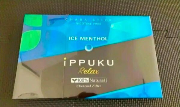 iPPUKU アイスメンソール ノーニコチン 茶葉スティック 10個セット 1カートン 禁煙サポート タバコ代用品 イップク