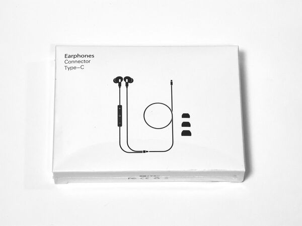 【新品・2個入り】有線イヤホン マイク付 Type-c 通話対応 iPhone16/15/Android/iPad等 白